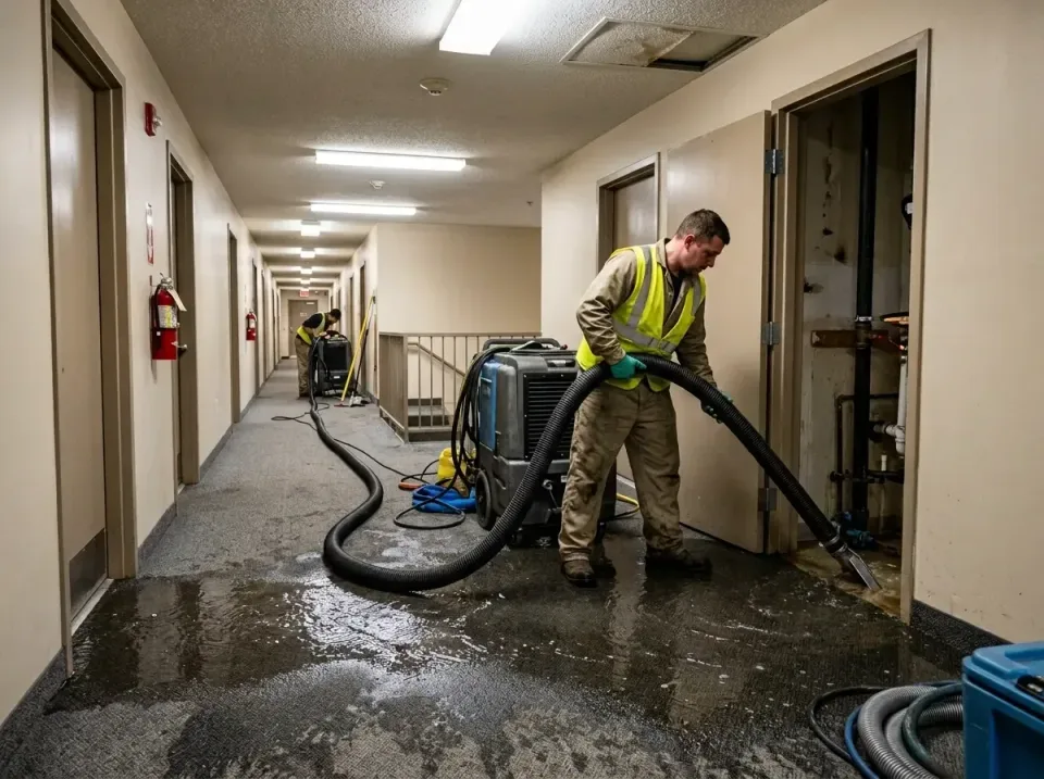 multi-unit-apartment-hallway-f-005 — frequently asked questions, Emergency Burst Pipe Water Extraction & Removal in Hemet, CA
